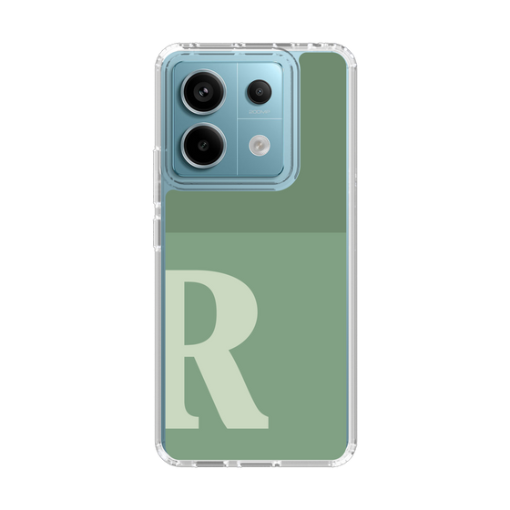 Slim Protection Case［ Original - initial two tone - R green ］