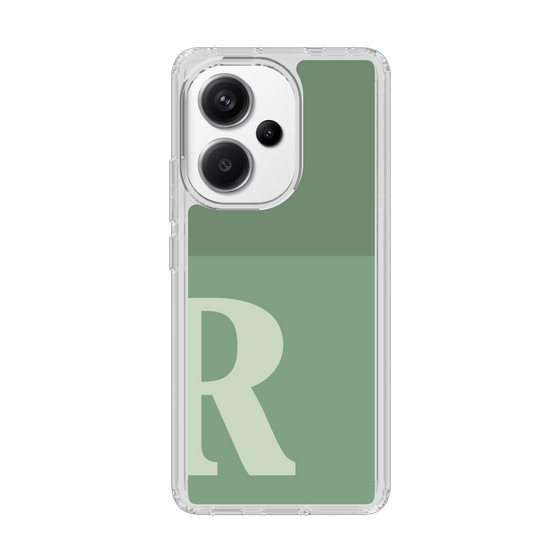 Slim Protection Case［ Original - initial two tone - R green ］
