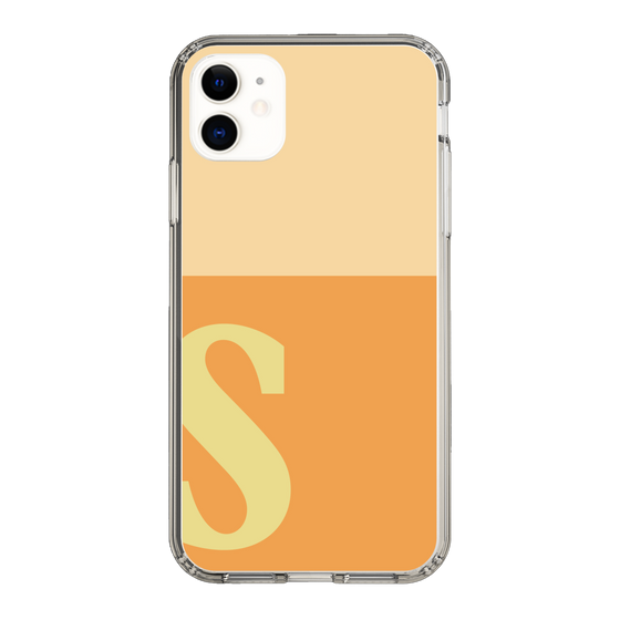 Slim Protection Case［ Original - initial two tone - S orange ］