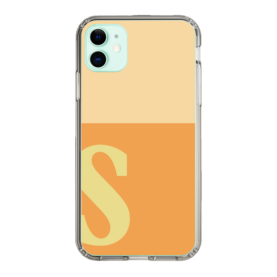 Slim Protection Case［ Original - initial two tone - S orange ］