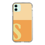 Slim Protection Case［ Original - initial two tone - S orange ］