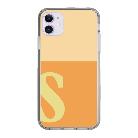 Slim Protection Case［ Original - initial two tone - S orange ］