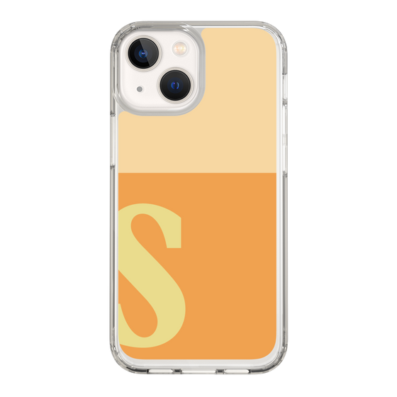 Slim Protection Case［ Original - initial two tone - S orange ］