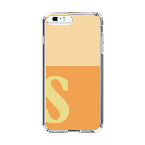 Slim Protection Case［ Original - initial two tone - S orange ］