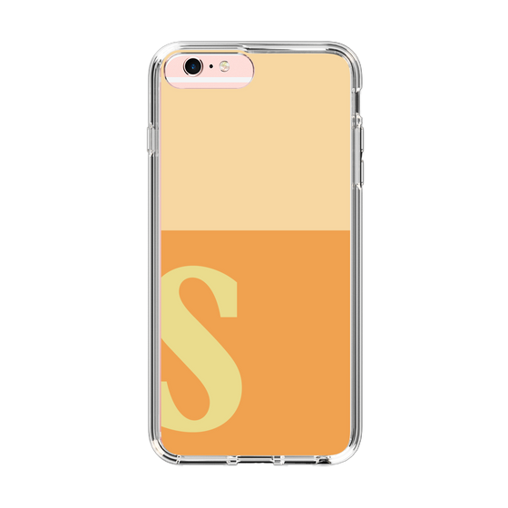 Slim Protection Case［ Original - initial two tone - S orange ］