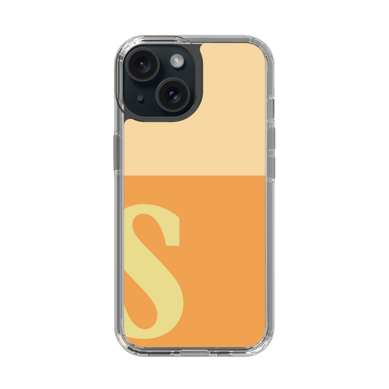 Slim Protection Case［ Original - initial two tone - S orange ］