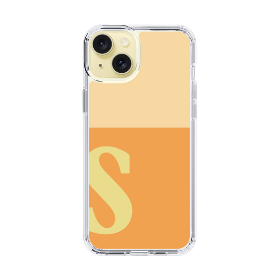 Slim Protection Case［ Original - initial two tone - S orange ］
