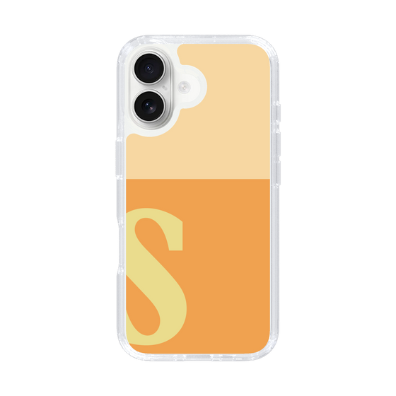Slim Protection Case［ オリジナル - initial two tone - S orange ］