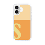 Slim Protection Case［ オリジナル - initial two tone - S orange ］