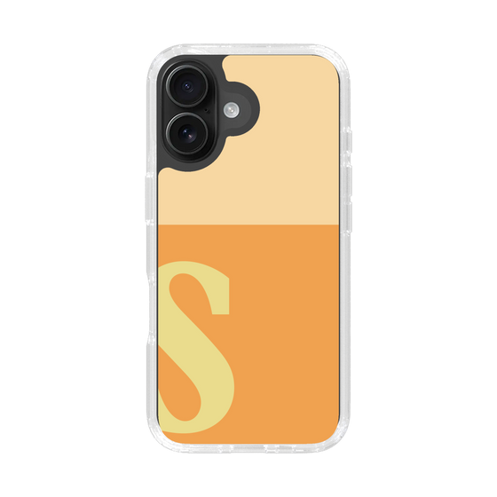 Slim Protection Case［ オリジナル - initial two tone - S orange ］