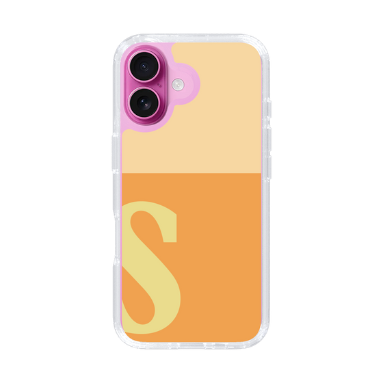 Slim Protection Case［ オリジナル - initial two tone - S orange ］