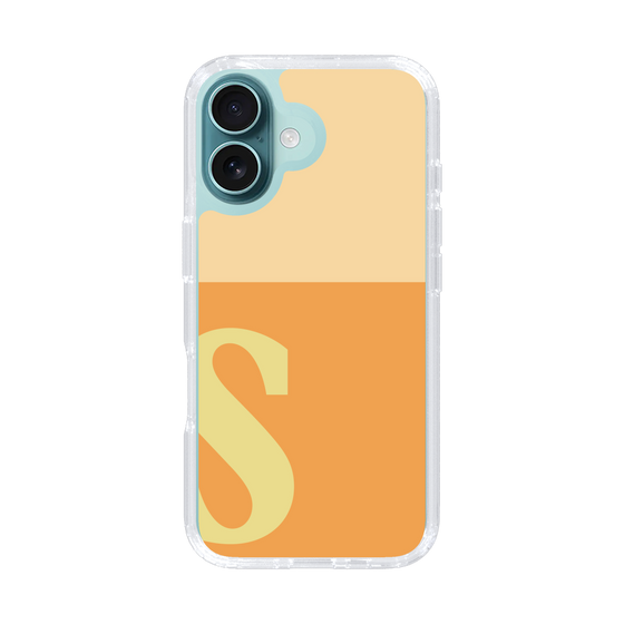 Slim Protection Case［ オリジナル - initial two tone - S orange ］