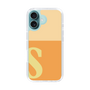Slim Protection Case［ オリジナル - initial two tone - S orange ］