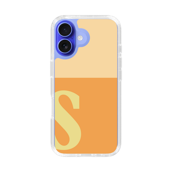 Slim Protection Case［ オリジナル - initial two tone - S orange ］