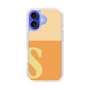 Slim Protection Case［ オリジナル - initial two tone - S orange ］