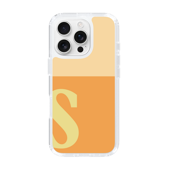 Slim Protection Case［ オリジナル - initial two tone - S orange ］