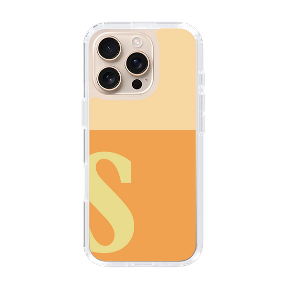 Slim Protection Case［ オリジナル - initial two tone - S orange ］