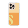Slim Protection Case［ オリジナル - initial two tone - S orange ］