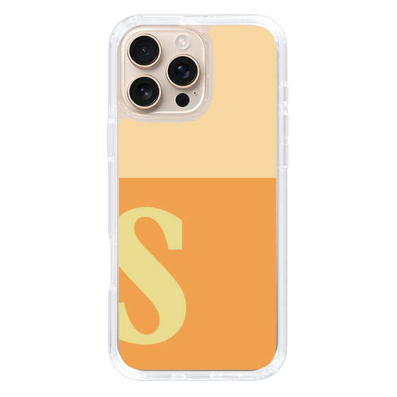 Slim Protection Case［ オリジナル - initial two tone - S orange ］