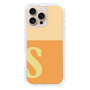 Slim Protection Case［ オリジナル - initial two tone - S orange ］