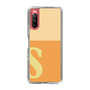 Slim Protection Case［ Original - initial two tone - S orange ］