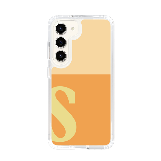 Slim Protection Case［ Original - initial two tone - S orange ］