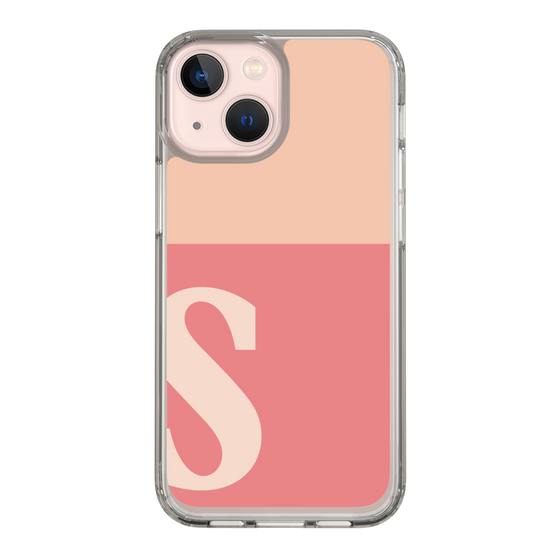 Slim Protection Case［ Original - initial two tone - S pink ］