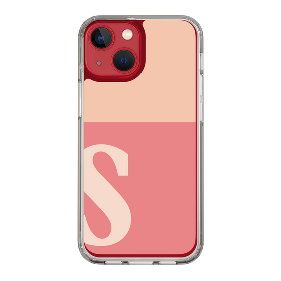 Slim Protection Case［ Original - initial two tone - S pink ］