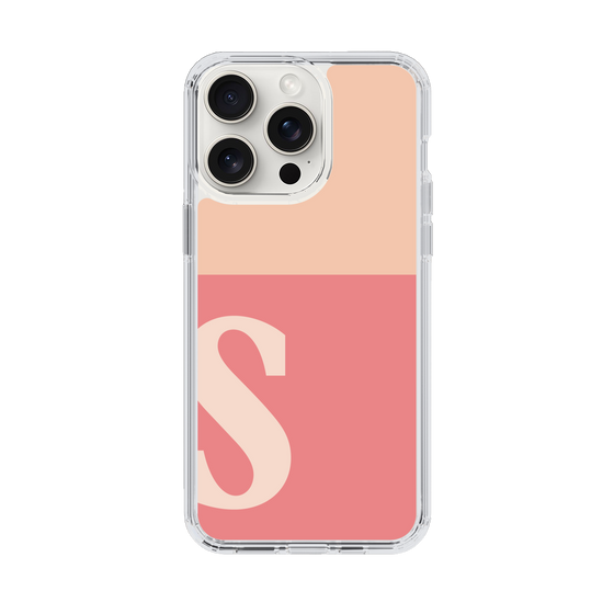 Slim Protection Case［ Original - initial two tone - S pink ］
