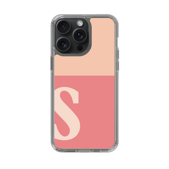Slim Protection Case［ Original - initial two tone - S pink ］