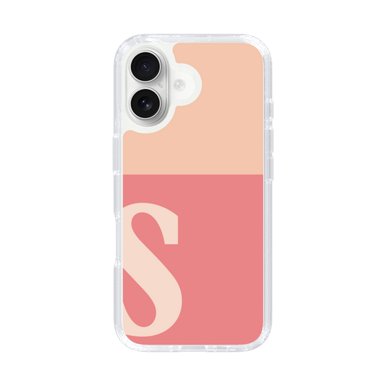 Slim Protection Case［ オリジナル - initial two tone - S pink ］
