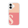 Slim Protection Case［ オリジナル - initial two tone - S pink ］