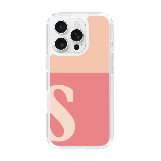 Slim Protection Case［ オリジナル - initial two tone - S pink ］