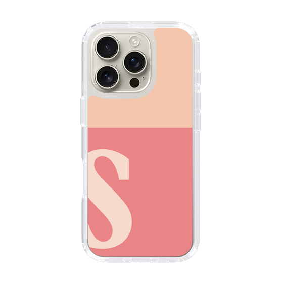Slim Protection Case［ オリジナル - initial two tone - S pink ］