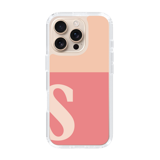 Slim Protection Case［ オリジナル - initial two tone - S pink ］