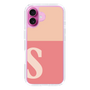 Slim Protection Case［ オリジナル - initial two tone - S pink ］