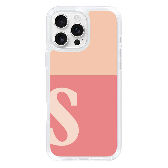 Slim Protection Case［ オリジナル - initial two tone - S pink ］