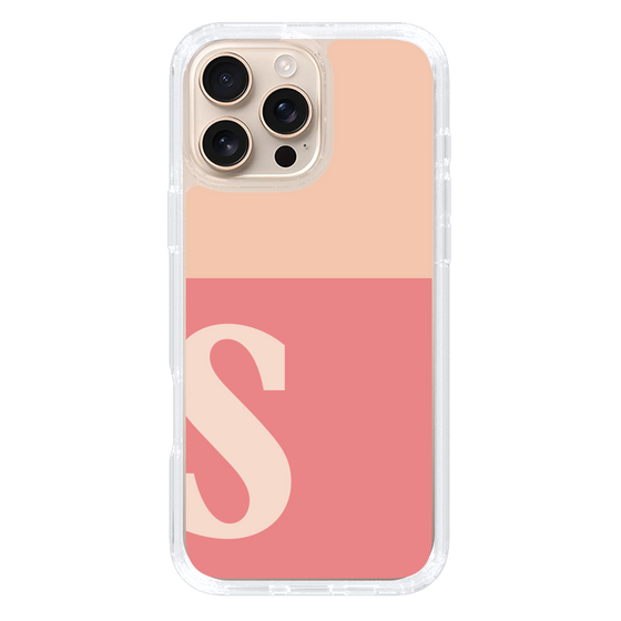 Slim Protection Case［ オリジナル - initial two tone - S pink ］