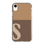 Slim Protection Case［ Original - initial two tone - S brown ］