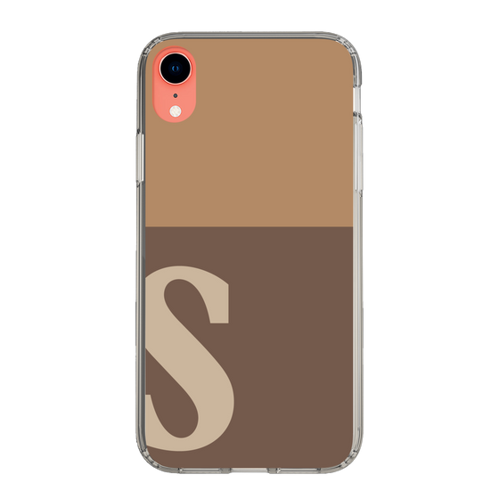 Slim Protection Case［ Original - initial two tone - S brown ］