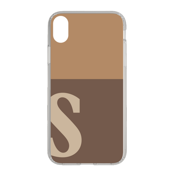 Slim Protection Case［ Original - initial two tone - S brown ］