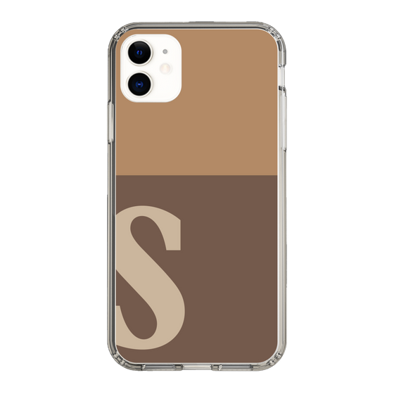 Slim Protection Case［ Original - initial two tone - S brown ］