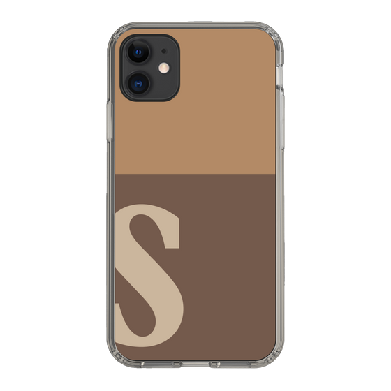Slim Protection Case［ Original - initial two tone - S brown ］
