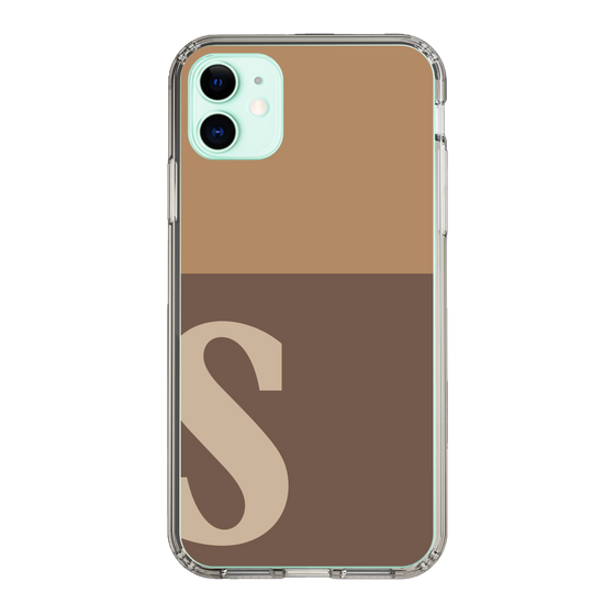 Slim Protection Case［ Original - initial two tone - S brown ］