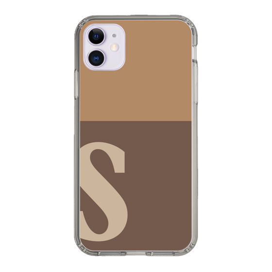 Slim Protection Case［ Original - initial two tone - S brown ］