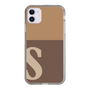 Slim Protection Case［ Original - initial two tone - S brown ］
