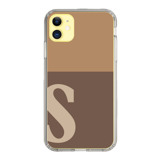 Slim Protection Case［ Original - initial two tone - S brown ］