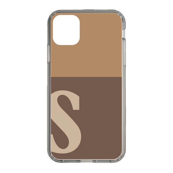 Slim Protection Case［ Original - initial two tone - S brown ］