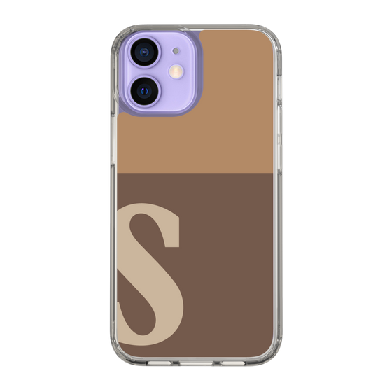 Slim Protection Case［ Original - initial two tone - S brown ］