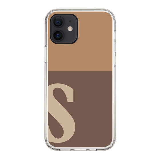 Slim Protection Case［ Original - initial two tone - S brown ］